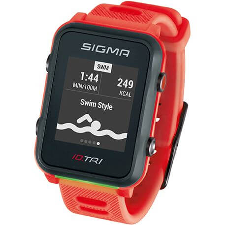 Load image into Gallery viewer, Sigma Id.tri neon rood basic zs harts gps acti ant+ ble + sensorset
