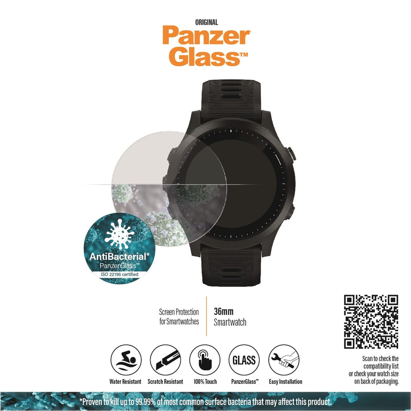 Load image into Gallery viewer, PanzerGlass SmartWatch 36mm screenprotector
