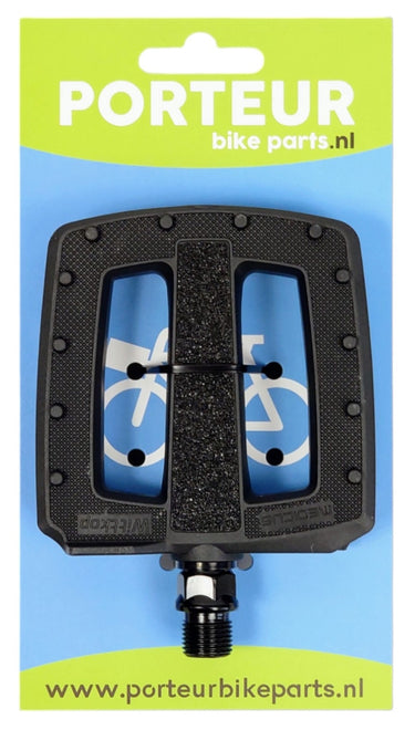 Porteur pedalen zwart medicus