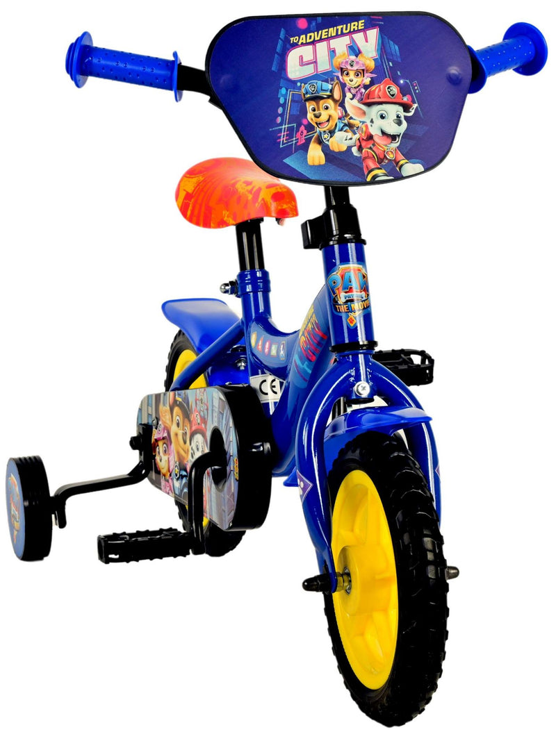 Load image into Gallery viewer, Paw Patrol The Movie Kinderfiets Jongens 10 inch Blauw Doortrapper
