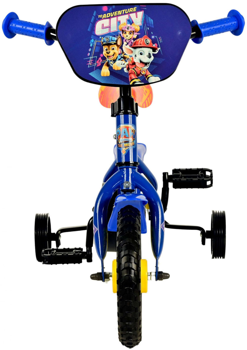 Load image into Gallery viewer, Paw Patrol The Movie Kinderfiets Jongens 10 inch Blauw Doortrapper

