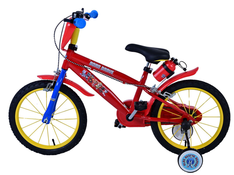 Load image into Gallery viewer, Paw patrol kinderfiets - jongens - 16 inch - rood - twee handremmen

