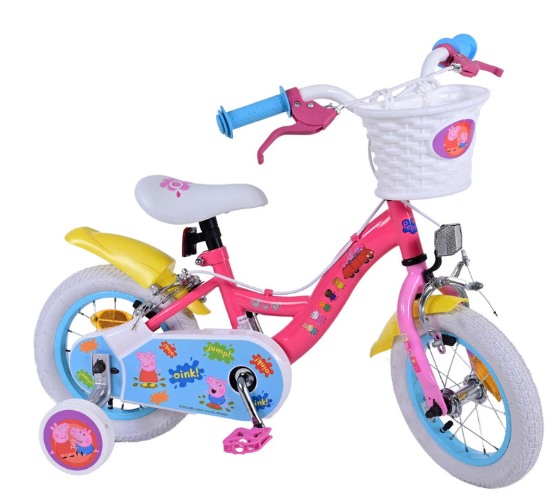Load image into Gallery viewer, Peppa Pig Kinderfiets Meisjes 12 inch Roze Twee handremmen
