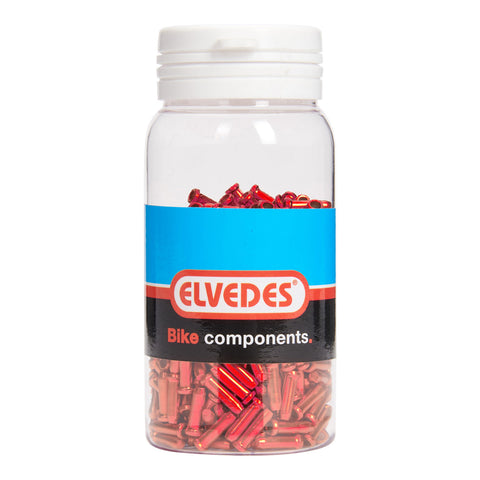 Elvedes antirafeldopjes 2,3mm rood (500x) alum. ELV2012015