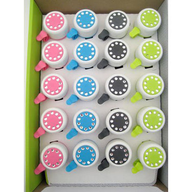 Widek bel bling-bling wit en kleur assorti