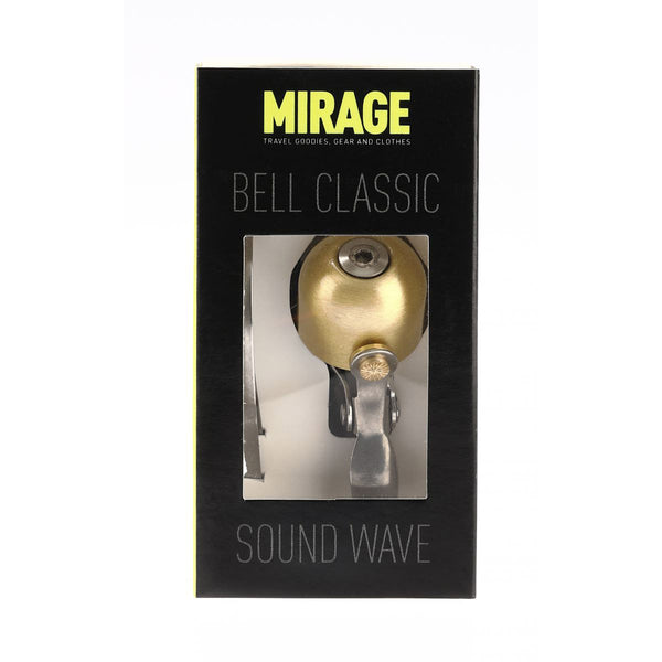 Mirage bel 27mm classic sound wave koper + 2 stalen brackets
