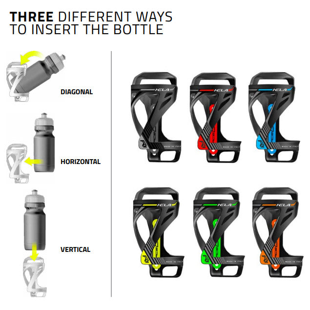 Load image into Gallery viewer, Saccon bidonhouder kela zwart geel p st
