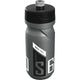 Polisport bidon s 600ml zilver zwart wit