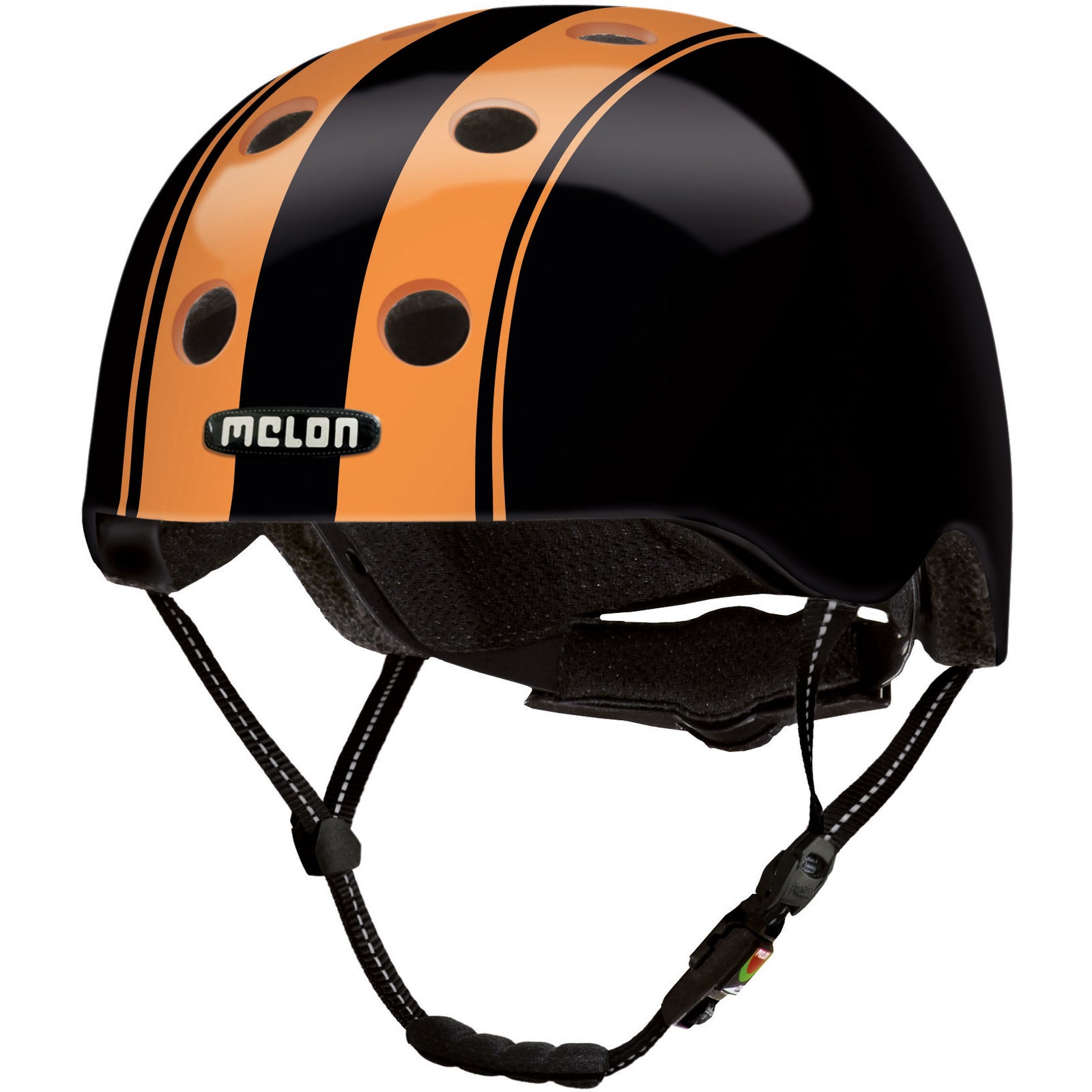 Melon helm Urban Active Double Orange Black mat M-L