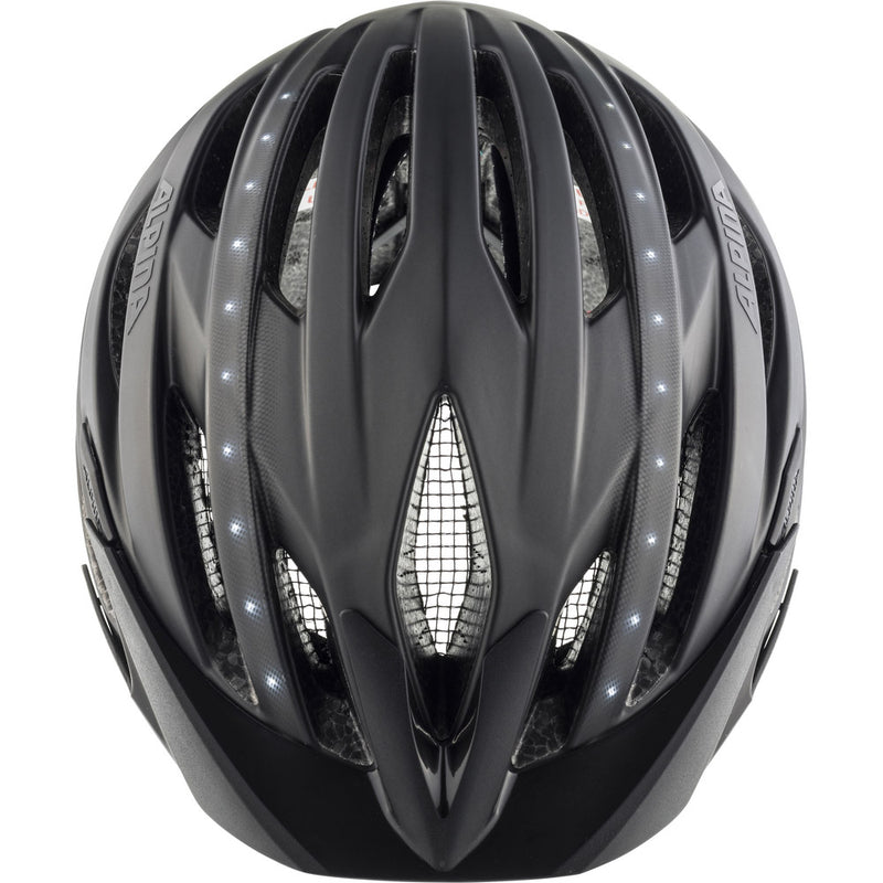 Load image into Gallery viewer, Alpina sports urban helm haga led 51-56 mat zwart
