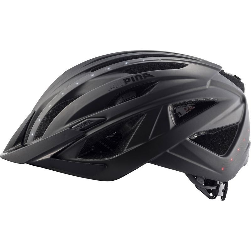 Load image into Gallery viewer, Alpina sports urban helm haga led 51-56 mat zwart
