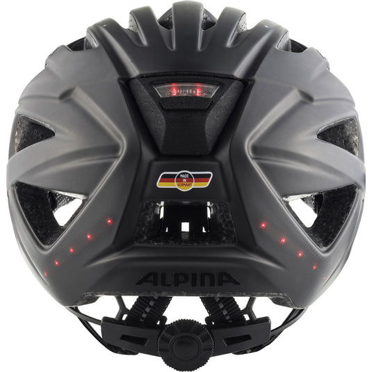 Alpina sports urban helm haga led 51-56 mat zwart