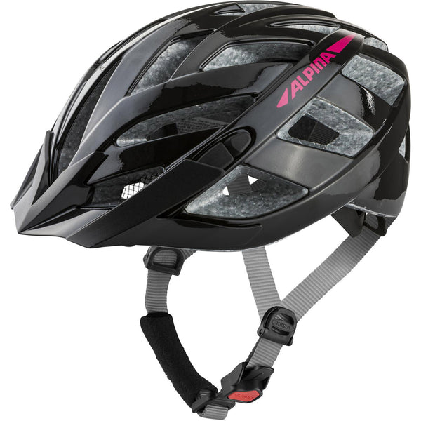 Olympic sportswear sports tour helm panoma 2.0 52-57 glans zwart roze