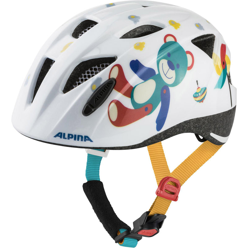 Load image into Gallery viewer, Olympic sportswear alpina sports kinderhelm ximo white bear 47-51 glans
