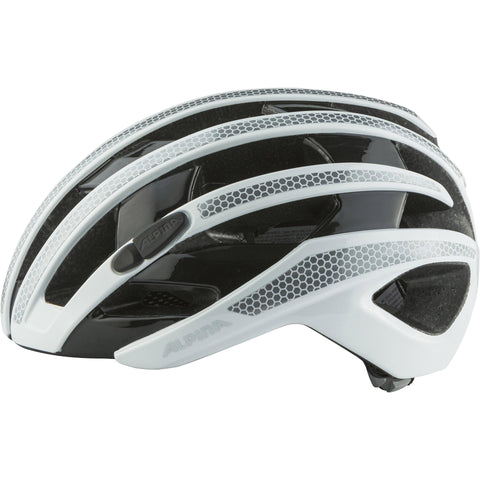 Olympic sportswear sports racehelm ravel reflective 51-56 glans wit