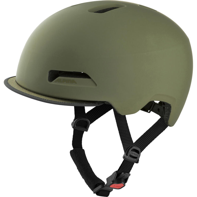 Load image into Gallery viewer, Alpina sports urban helm brooklyn 52-57 mat olijf
