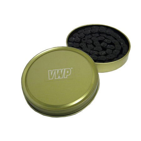 Load image into Gallery viewer, Vwp ketting 1 2-3 32 102 bmx f teflon coated (in blik) zwart
