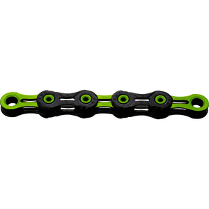 Kmc ketting 1 2-11 128 116 10v dlc10 zwart groen