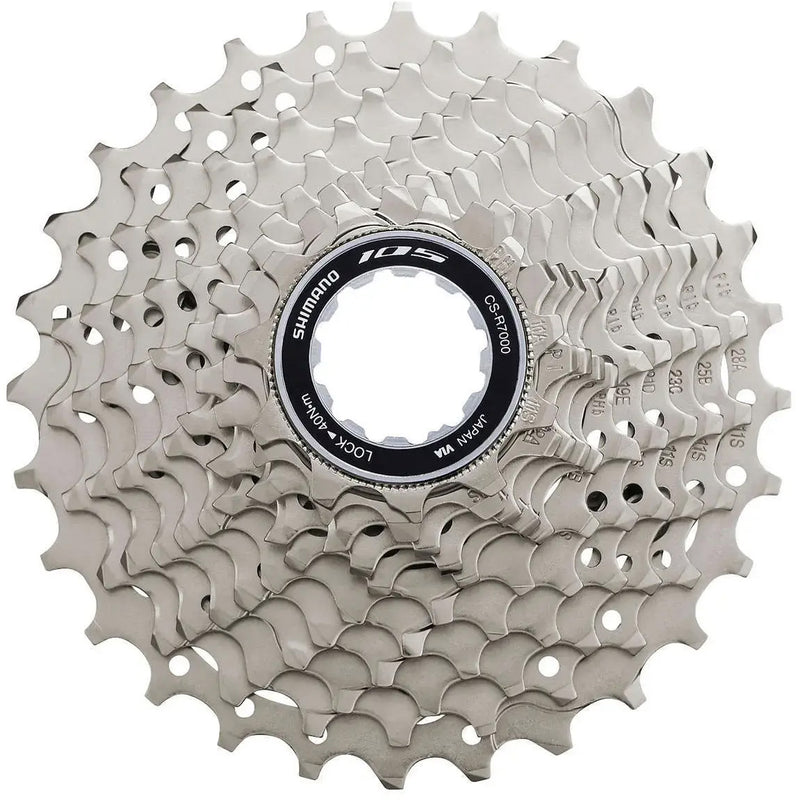 Load image into Gallery viewer, Shimano Cassette 11v 11-28T 105 R7000 zilver OEM
