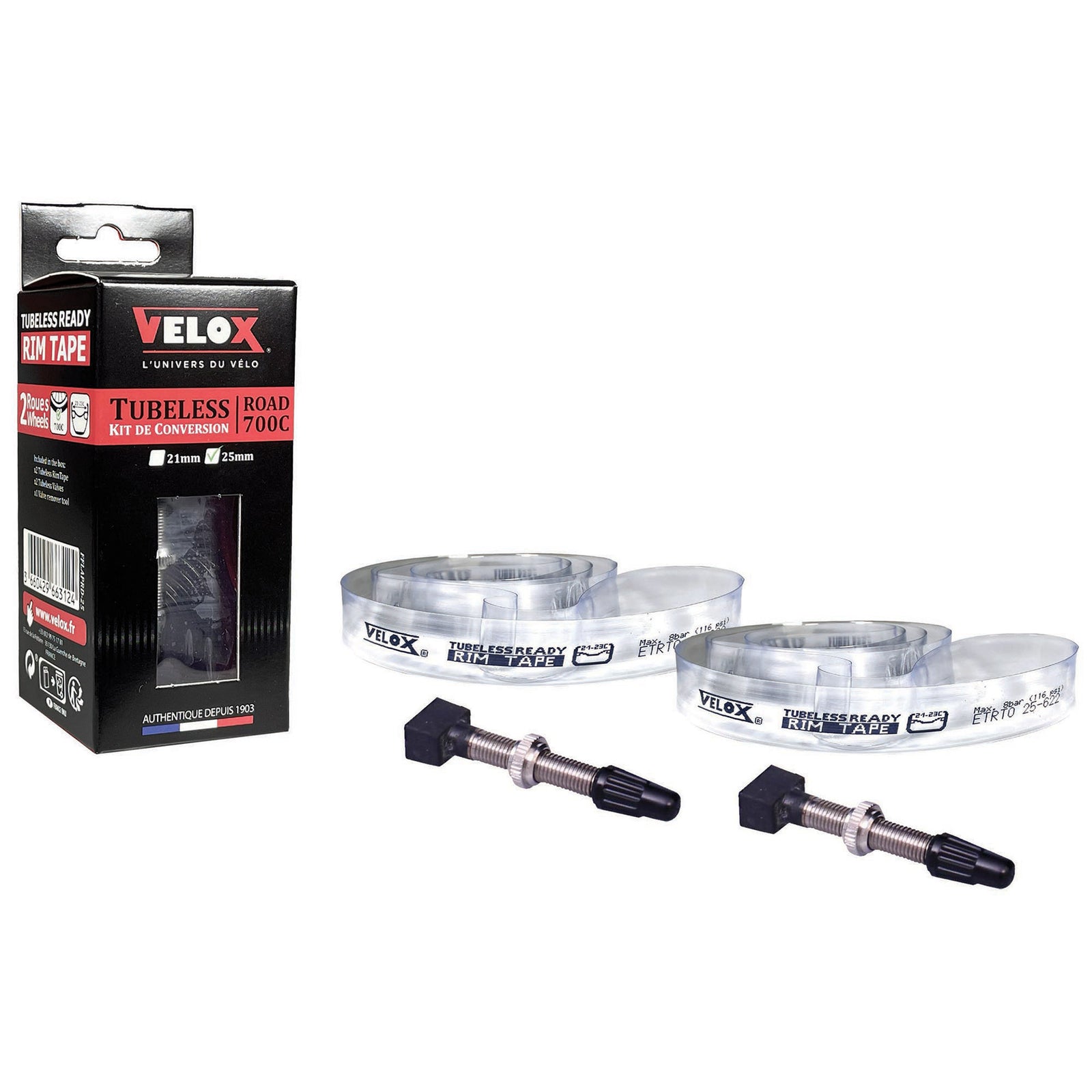 Velox Tubeless conversie kit gravel 700x25mm 21-23c