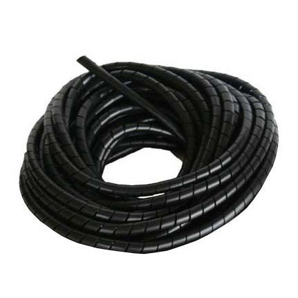 Mirage kabel frame-beschermer spiraal 9-30mm zwart (25m)
