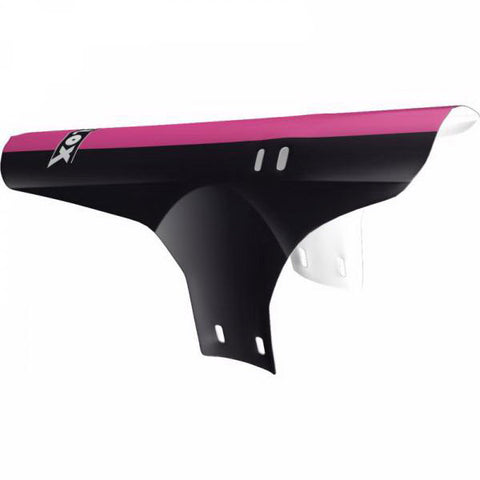 Velox voorspatbord zwart roze vouwbaar