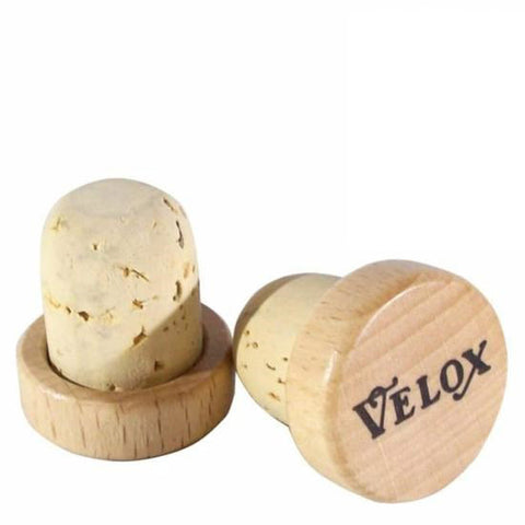 Velox stuurdop hout vintage (set)