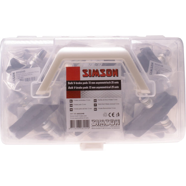 Simson remblok V-br 72mm doos (25)