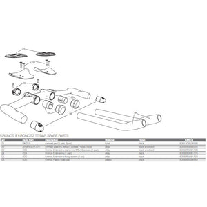 Deda tijdrit stuur kronos carbon 42cm