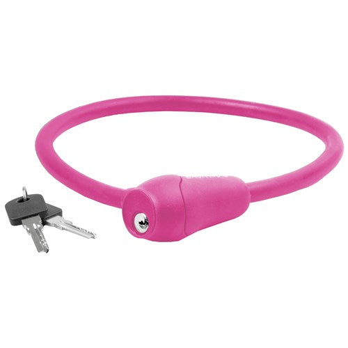 M-wave kabelslot silicone roze 60cm12mm