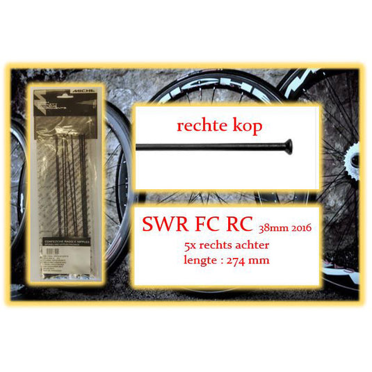 Miche spaak+nip. 5x ra swr fc rc 38mm draadvelg 2016
