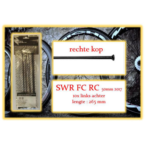 Miche spaak+nip. 5x LA SWR FC RC 50mm draadvelg 2017