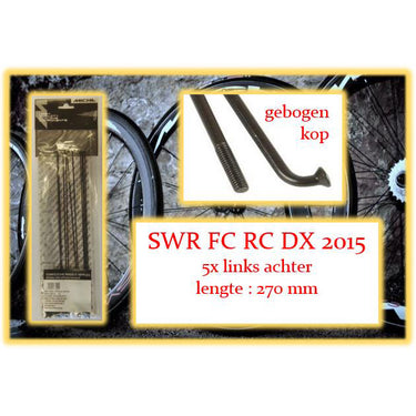 Miche spaak swr fc rc dx 270mm la zwart (5st)