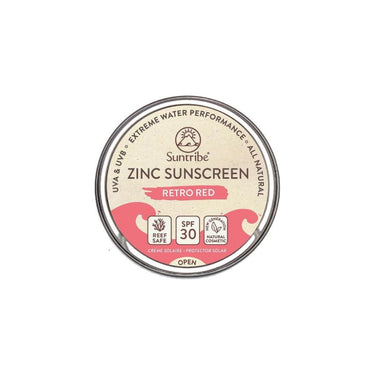 Suntribe Zonnebrandcrème Gezicht Sport SPF 30 Retro Red 15 gr