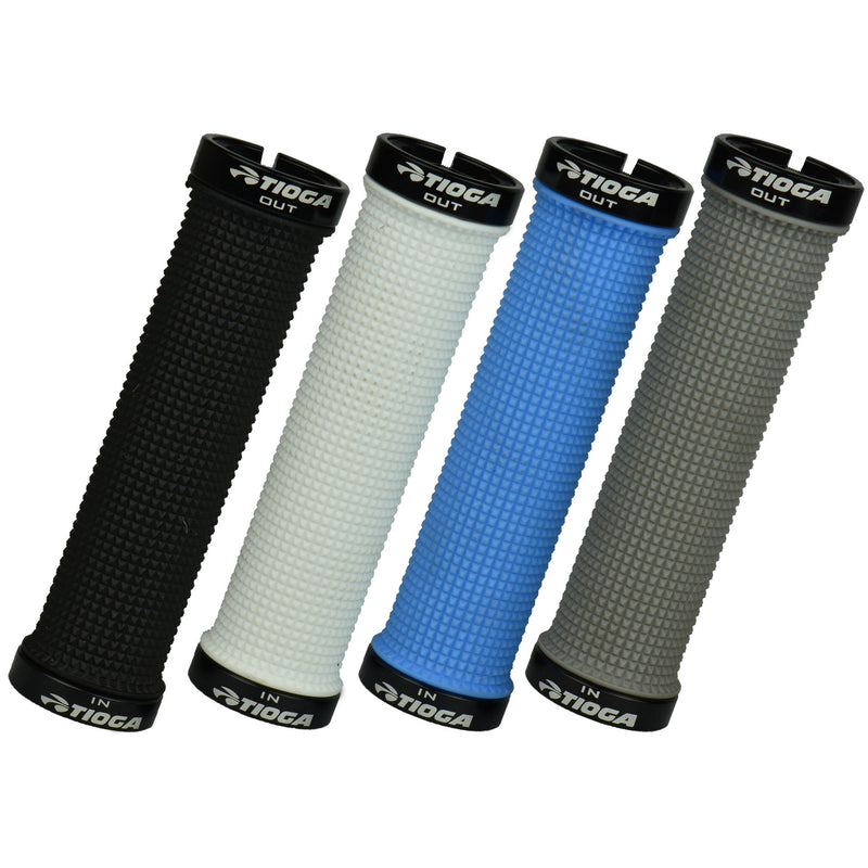 Load image into Gallery viewer, Tioga handvatset lock-on slim 135 135mm zwart
