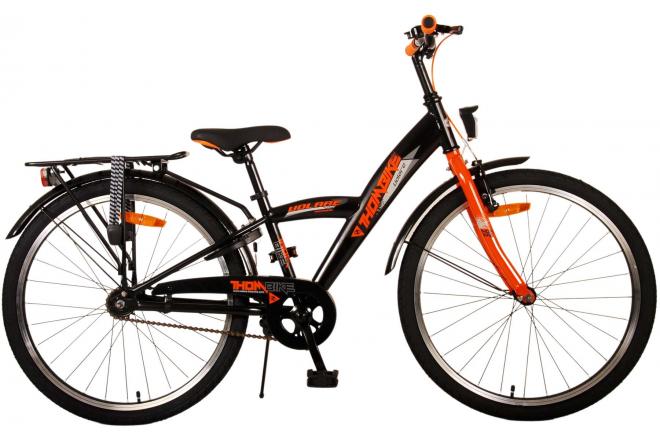 Load image into Gallery viewer, Volare Thombike Kinderfiets Jongens 24 inch Zwart Oranje
