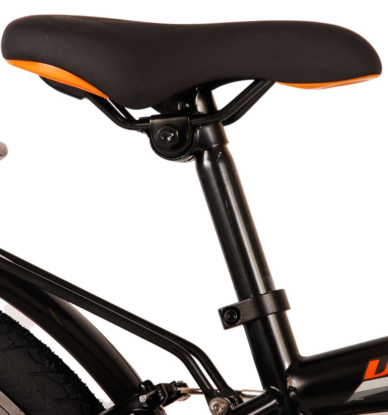 Load image into Gallery viewer, Volare Thombike Kinderfiets Jongens 24 inch Zwart Oranje Twee handremmen
