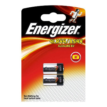 Energizer alkaline 6v 4lr44 a544 blister 2 stuks