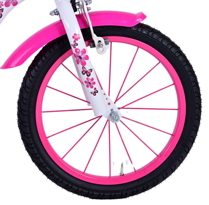 Load image into Gallery viewer, Volare Lovely Kinderfiets Meisjes 16 inch Roze Wit
