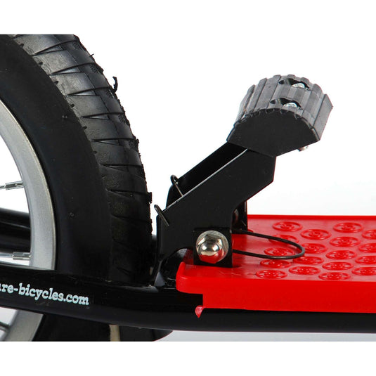 Volare Step Jongens en Meisjes 12 inch Zwart Rood