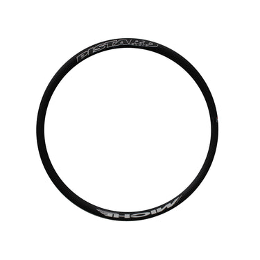 Miche velg 28 pista draad 24g alu zwart