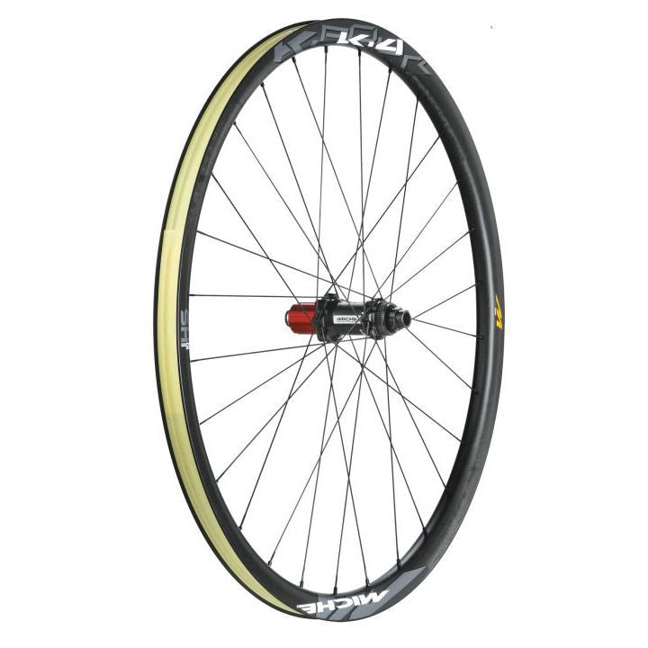 Load image into Gallery viewer, Miche achterwiel 29 k4 regular steekas 142 shim center lock
