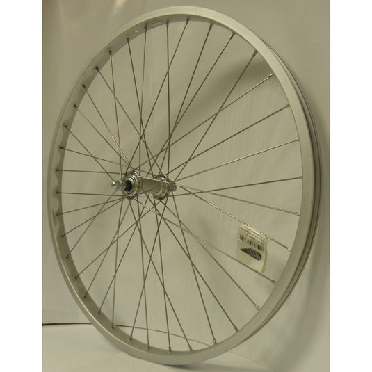 Voorwiel 26-1.75 559 alu sh32 spaak 14 rvs zilver