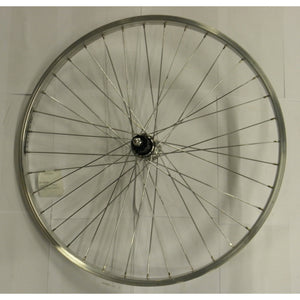 Achterwiel 26-1.75 559 8v cass vast alu velg paralex zilver