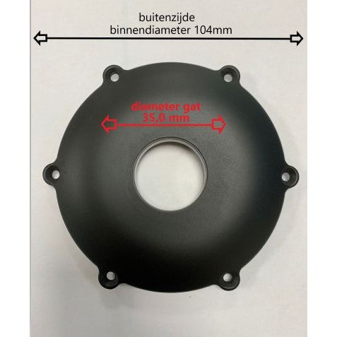 Bafang frontmotor afdichtplaat rechts incl lag