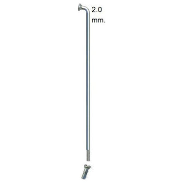 Sapim spaken 14-190 rvs met nippel