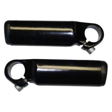 Cycle tech bar-ends kort aluminium zwart bulk