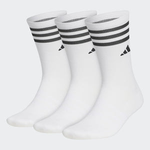 Adidas Crew golfsokken 3 paar heren wit maat 40-42