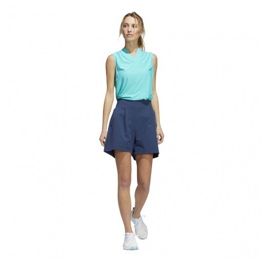 Adidas Golfshort Go-To dames nylon navy maat S