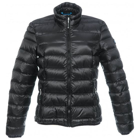 Alvivo Outdoorjack Helsinki dames nylon dons zwart maat XS